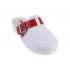 Odpružená zdravotná obuv MED20 - Biela s červenou